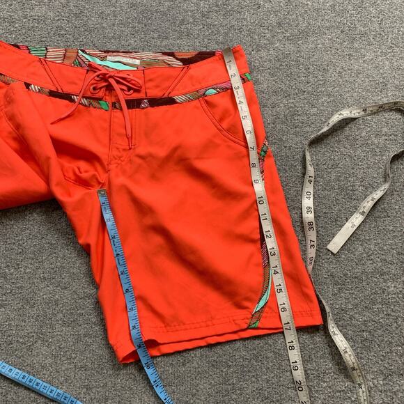 Columbia Board Short Womens 8 Coral Viva Bonita Omni-Shade UPF 50 Beach 9 Inseam - Picture 5 of 10